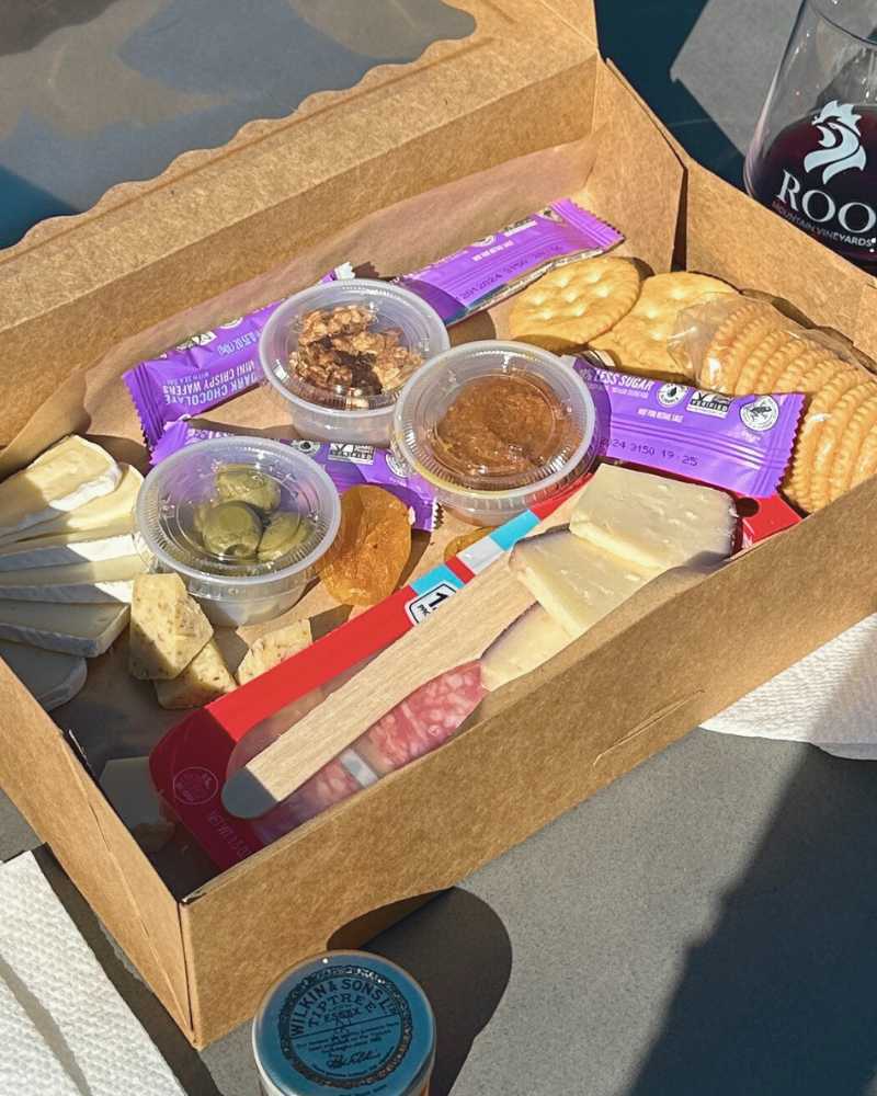 Charcuterie Box at Roo Mountain Vineyards