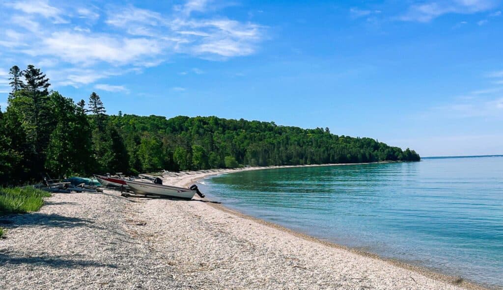 mackinac island beach