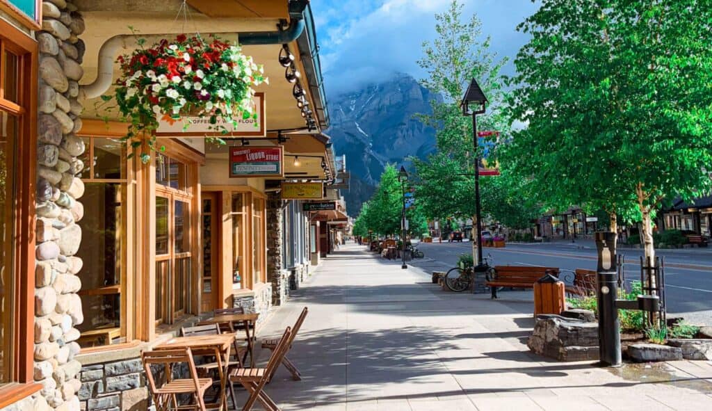 downtown banff