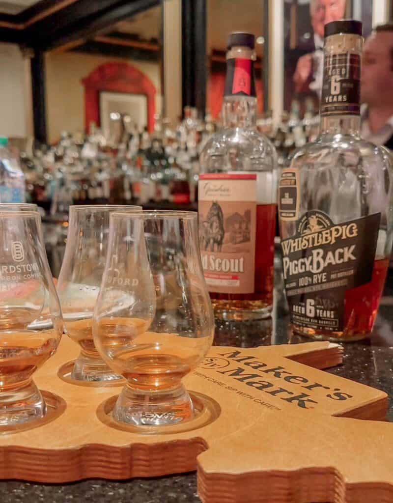 greenbrier bourbon at the bar bourbon tasting1