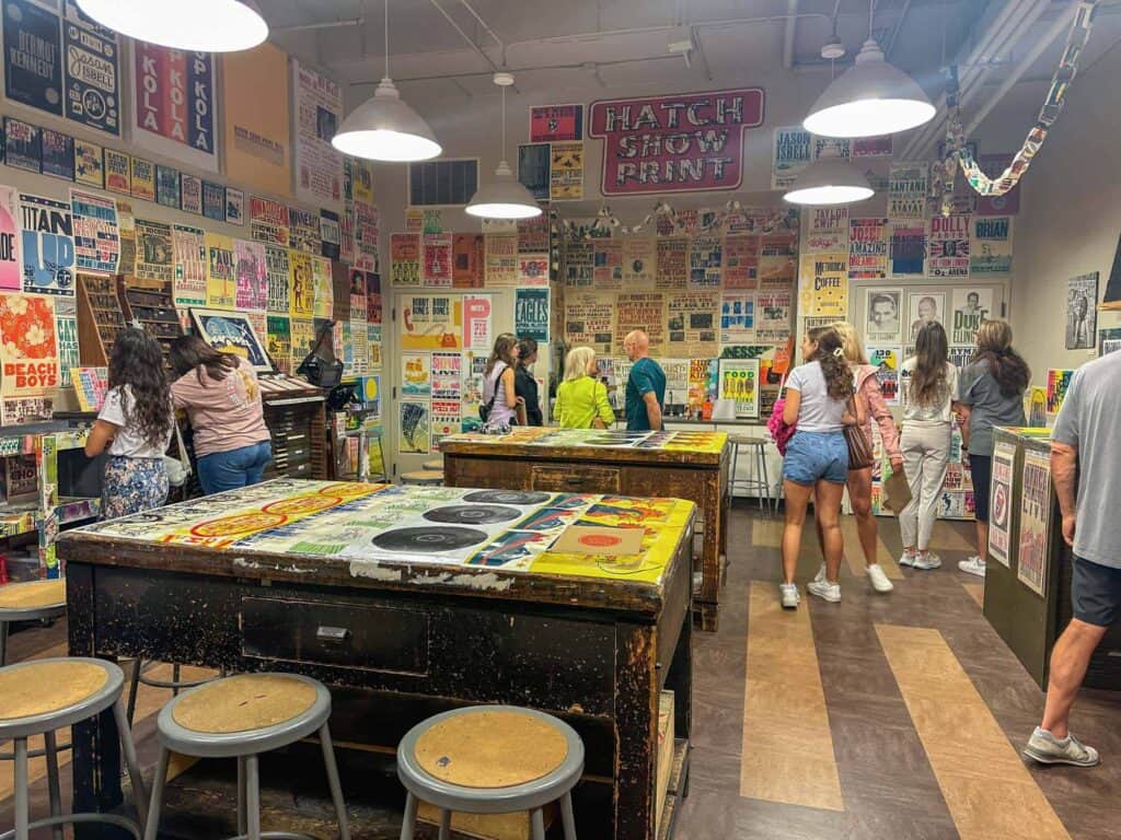 hatch show print workshop