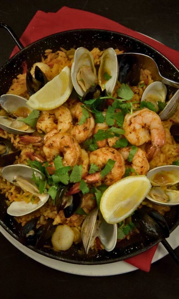 Spanish tapas and wine at Espa&ntilde;a Restaurant on Amelia Island.