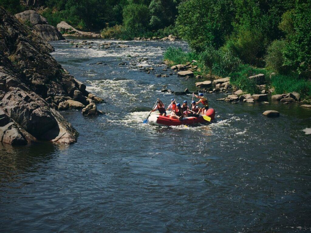 white water rafting at The Greenbrier